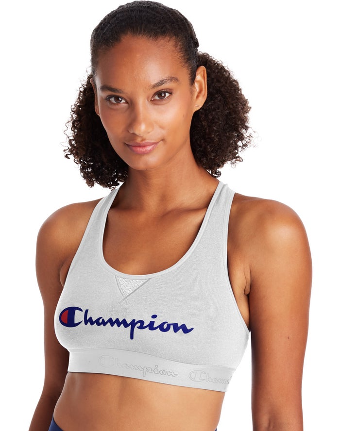 Sujetador Deportivo Champion Mujer - The Authentic Script Logo ( Blancas ) 8392541-YK